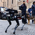 Allarme bomba al Ministero della Cultura, interviene il cane robot "Saetta"