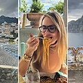 Ilary Blasi a Positano: relax e buon cibo per la nota conduttrice 