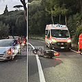 Incidente a Piano di Sorrento: scooter contro auto, ferito un giovane centauro