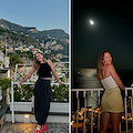 L'atleta olimpionica Riley Day si rilassa a Positano 