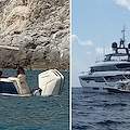 Lewis Hamilton in Costiera Amalfitana: relax a bordo dello yacht "Contigo" 