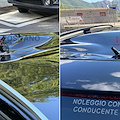 Paura sul Valico di Chiunzi, masso precipita sul tettuccio di auto NCC: a bordo autista e due passeggeri 
