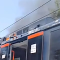 Paura sulla Circumvesuviana: treno in fiamme tra Torre Annunziata e Pompei 
