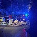 Positano, smottamento nella notte sulla strada per Montepertuso: intervengono i Vigili del Fuoco