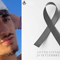 Sarno: proclamato il lutto cittadino per Giuseppe Marchese, il 19enne morto in un incidente 