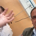 Scafati, il piccolo Ciro azzannato da un pitbull. Il Sindaco Aliberti gli fa visita in ospedale 