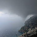 Tromba marina davanti Positano, lo scatto di Fabio Fusco