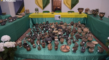 398 reperti archeologici recuperati: presentati dalla Soprintendenza Abap per le province di Caserta e Benevento 