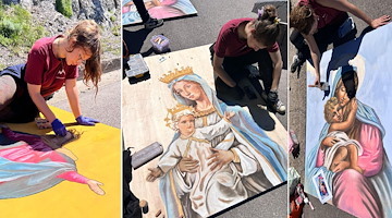 Agerola: arte e bellezza al Belvedere di Paipo con “Magia dei Gessetti - L’arte dei Madonnari”