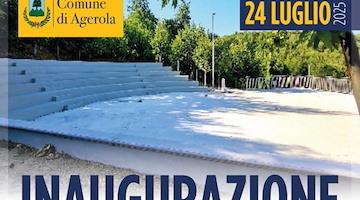 Agerola inaugura il nuovo Parco pubblico con anfiteatro realizzato grazie alle Cantine Marisa Cuomo
