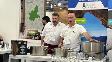 Agerola protagonista a Vinitaly con i casari Matteo Rocco e Nicola Florio 
