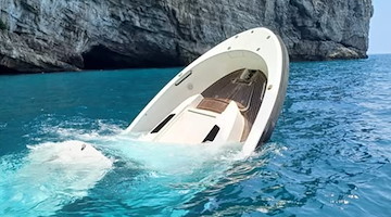 Area Marina Protetta Punta Campanella: barca affonda nei pressi dello scoglio Scruopolo