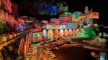 Atrani, a dicembre la chiusura di "Amalfi Coast Unesco World Heritage" con "Le Luci del mondo" e l'accensione delle luminarie 