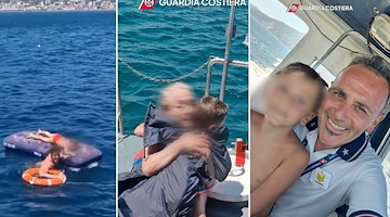 Bimbo di 5 anni e nonna trascinati al largo: eroico intervento della Guardia Costiera a Castellammare di Stabia 