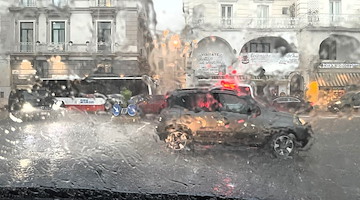 Campania, in arrivo allerta meteo Gialla per piogge e temporali 