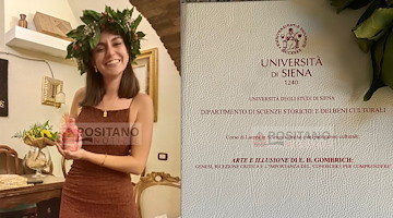 Congratulazioni alla neo dottoressa Manuela Milano, laureata all’Università di Siena