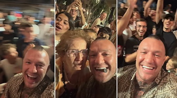 Conor McGregor fa tappa in Costiera Amalfitana: il campione irlandese circondato dai fan a Cetara