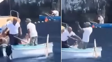 Diventa virale il video del litigio di due barcaioli a Capri, Borrelli: "Danno d'immagine enorme" 