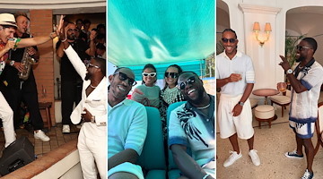Gli attori Kevin Hart e Ludacris in Costiera Amalfitana: relax e movida tra Amalfi, Positano e Capri