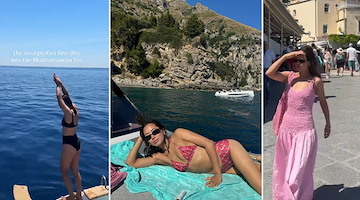 In Costiera Amalfitana la vacanza della fashion blogger e designer Aimee Song 