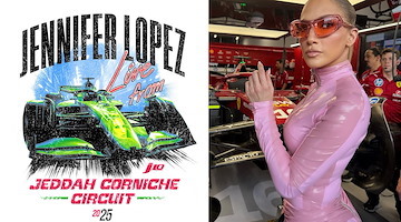 Jennifer Lopez, regina del Gran Premio di Jeddah: tra glamour, motori e il suo grande amore per l'Italia 