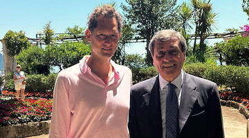 John Elkann in Costiera Amalfitana per il Ferrari World Premiere: oggi visita privata a Ravello 