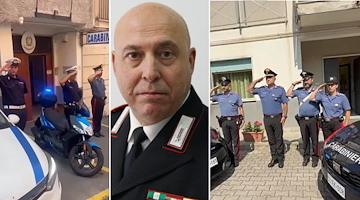 L'omaggio della Costiera Amalfitana al brigadiere Carlo Legrottaglie, ucciso alla vigilia della pensione 