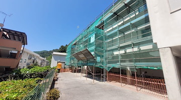 Maiori, lavori straordinari di rifacimento delle facciate esterne delle palazzine di Vecite