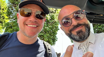 Matt Damon in Costiera Amalfitana dopo le riprese di "The Odyssey": la star di Hollywood avvistata a Ravello 