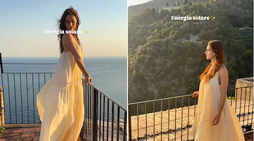Miriam Leone tra Costiera Amalfitana e Penisola Sorrentina: vacanza tra sole, relax e panorami mozzafiato 
