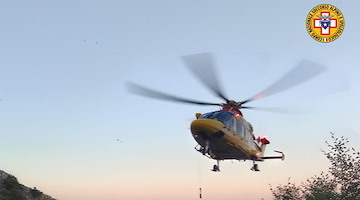 Monte Faito, ragazzo scivola in zona impervia: salvato dal Soccorso Alpino e dall’elisoccorso 118
