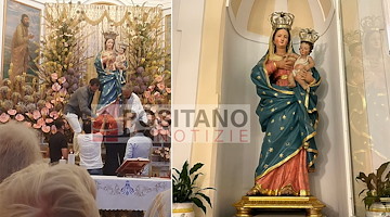 Montepertuso, la Madonna delle Grazie torna nella sua nicchia: tra fede, emozione e spirito di comunità