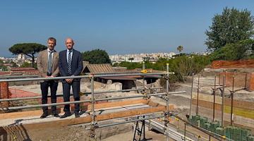 Pompei, si scava di nuovo nella Villa dei Misteri: emergono dati promettenti