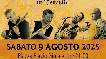 Positano, i Sud Medina in concerto con un omaggio a Pino Daniele
