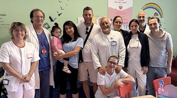 Rimosso tumore al cuore in una bimba di 20 mesi: il rarissimo intervento all’IRCCS Gaslini di Genova