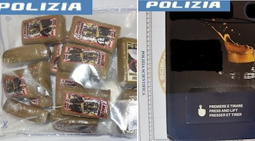 Salerno, 1.5 kg di droga nascosta in una scatola di caffè in auto: arrestato spacciatore
