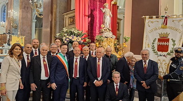 Sant'Antonino Abate, pellegrinaggio della statua da Sorrento a Castellammare di Stabia 