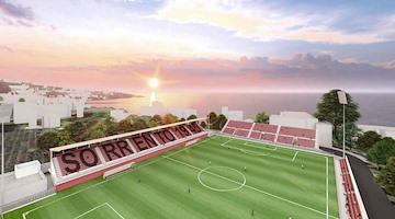 Sorrento Calcio: 7 milioni di euro per la riqualificazione dello stadio "Campo Italia"