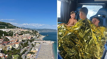 Vietri sul Mare, tre bambini alla deriva salvati dalla Guardia Costiera