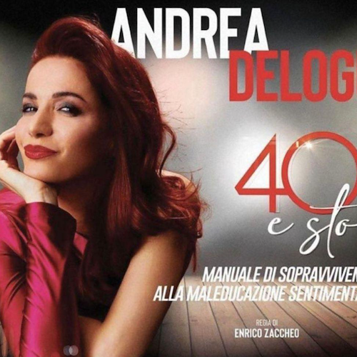 "40 e sto": a Salerno il folle spettacolo della scrittrice e conduttrice Andrea Delogu