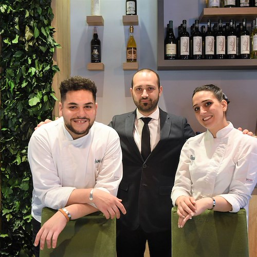 A Pompei apre il "Cosmo restaurant" del duo di chef Antonio Cesarano e Barbara Ruscinito / FOTO