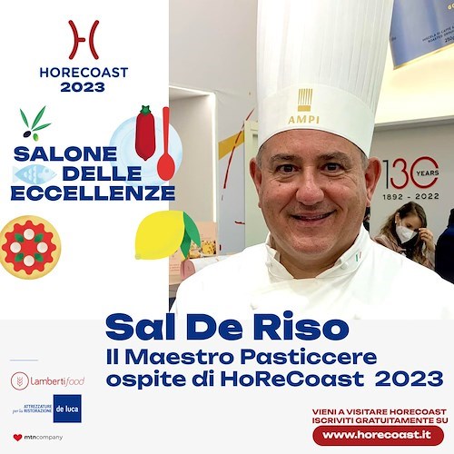 A Salerno la nona edizione di "HoReCoast": anche Sal De Riso tra i protagonisti 