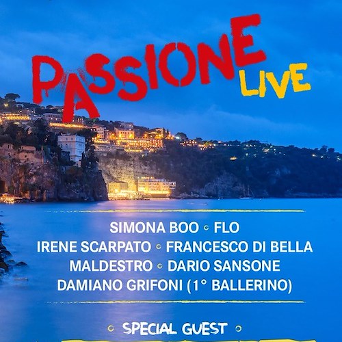 A Sorrento "Passione Live", 21 dicembre musica e danza sul palco del teatro Tasso 