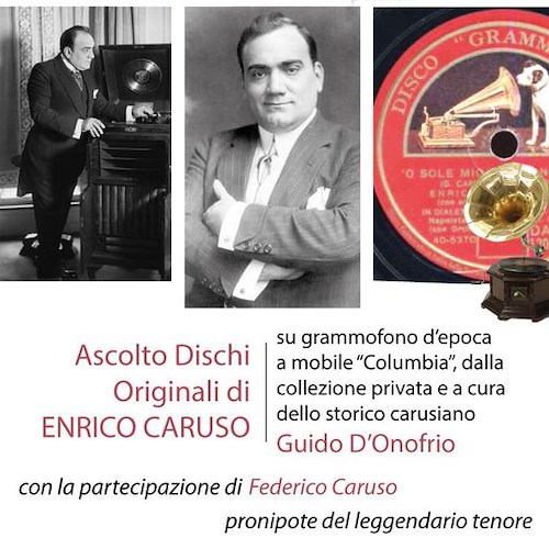 Dischi originali di Enrico Caruso<br />&copy; Comune di Sorrento