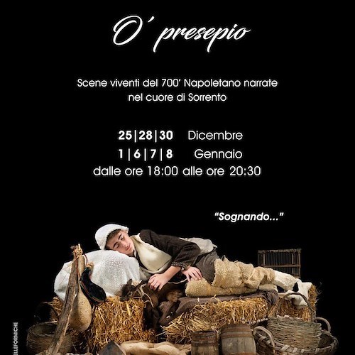 A Sorrento un Presepe vivente nel giardino della Cattedrale