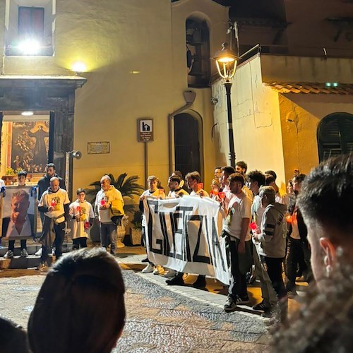 A Vico Equense la fiaccolata per Francesco Ciccio Vanacore
