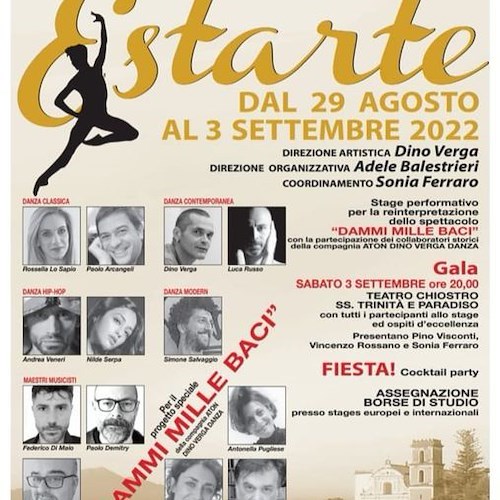 A Vico Equense tutto pronto per "EstArte", il festival della danza / PROGRAMMA 