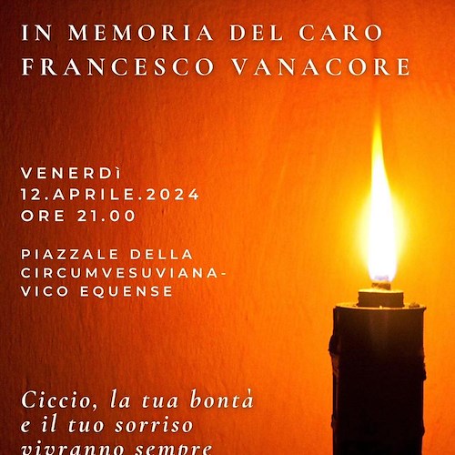 fiaccolata in memoria di Francesco "Ciccio" Vanacore