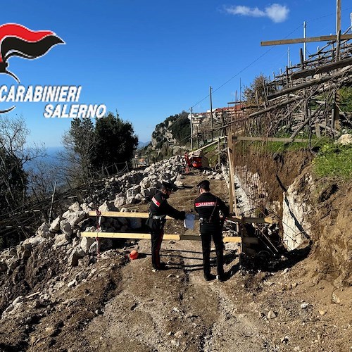 Abusivismo edilizio in Costiera Amalfitana: 29 persone denunciate tra Amalfi e Tramonti<br />&copy; Carabinieri Salerno