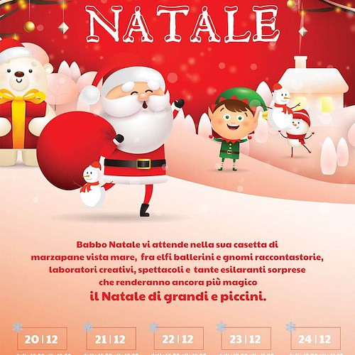 Ad Amalfi si inaugura il Villaggio di Natale al Parco Pineta